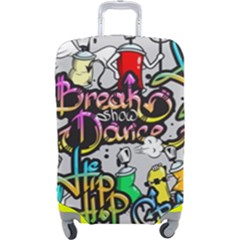 Hip Hop Background Luggage Cover (large)