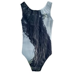 Trees Forest Woods Drawing Fantasy Dream Kids  Cut-out Back One Piece Swimsuit