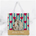 Couple Memo Grocery Tote Bag View1