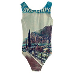 On The Way To Lake Garda, Italy  Kids  Cut-out Back One Piece Swimsuit