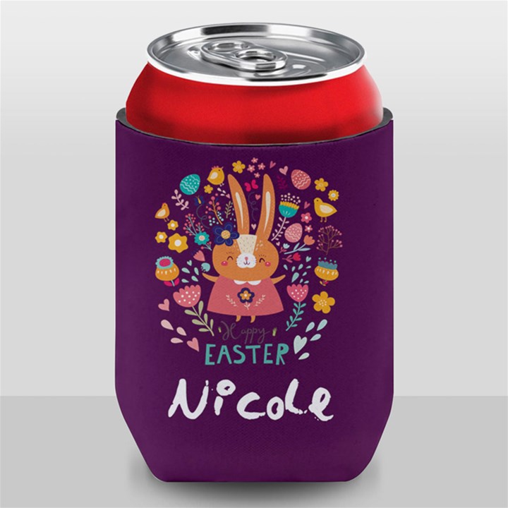 Personalized Easter Rabbit Name Can Cooler