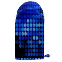 Pattern Blue Logo Microwave Oven Glove