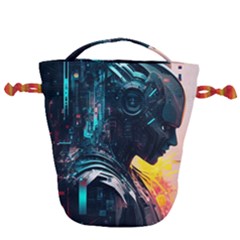 Who Sample Robot Prettyblood Drawstring Bucket Bag