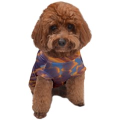 Waves At Sunset Dog T-shirt