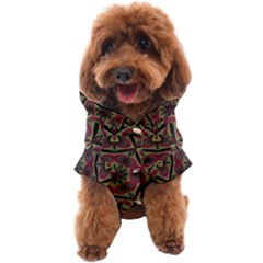 Mandala Rosette Pattern Kaleidoscope Abstract Dog Coat