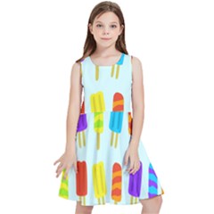 Background-29 Kids  Skater Dress