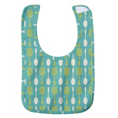 Spatula Spoon Pattern Baby Bib