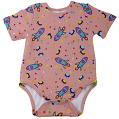 Rocket-ships Baby Short Sleeve Bodysuit