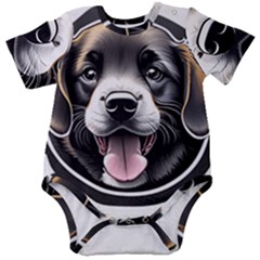 Dog Animal Puppy Pooch Pet Baby Short Sleeve Bodysuit