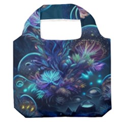 Fantasy People Mysticism Composing Fairytale Art 3 Premium Foldable Grocery Recycle Bag