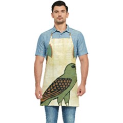 Egyptian Paper Papyrus Bird Kitchen Apron