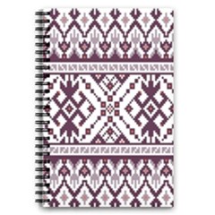 Illustration Ukrainian Folk Seamless Pattern Ornament 5 5  X 8 5  Notebook