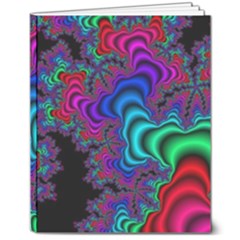 Abstract Piece Color 8  X 10  Hardcover Notebook