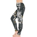 Personalized Newspaper Collage Name Everyday Leggings  View3