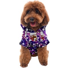 Paint Texture Purple Watercolor Dog Coat