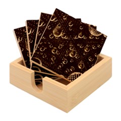 Spheres Combs Structure-regulation Bamboo Coaster Set