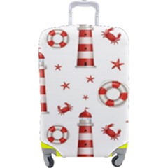 Nautical-seamless-pattern Luggage Cover (large)