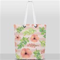 Flower Pattern Full Print Rope Handle Tote (Small) View2