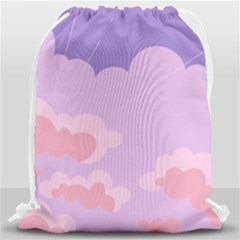 Sky Nature Sunset Clouds Space Fantasy Sunrise Drawstring Bag (large)