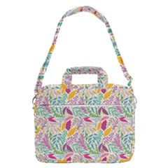 Leaves Colorful Leaves Seamless Design Leaf Macbook Pro 16  Shoulder Laptop Bag