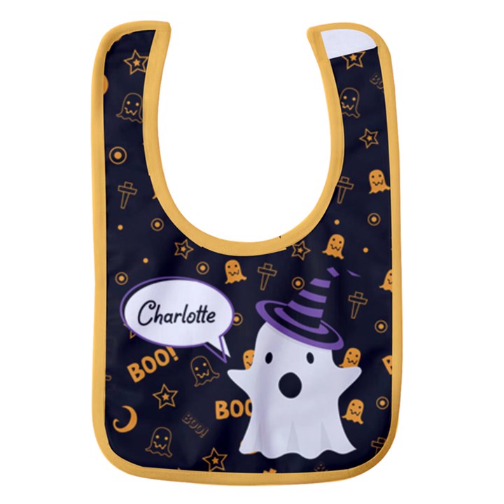 Halloween Ghost Baby Bib