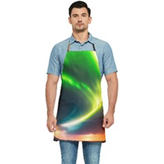 Lake Storm Neon Nature Kitchen Apron
