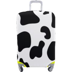 Black And White Cow Print,wallpaper Luggage Cover (large)