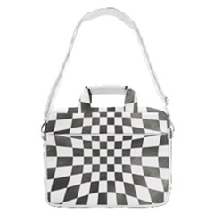Checkerboard T- Shirt Watercolor Psychedelic Checkerboard T- Shirt Macbook Pro 16  Shoulder Laptop Bag