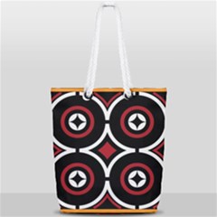 Toraja Pattern Ne limbongan Full Print Rope Handle Tote (small)