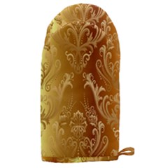 Golden Pattern Vintage Gradient Vector Microwave Oven Glove