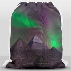 Aurora Northern Lights Phenomenon Atmosphere Sky Drawstring Bag (large)