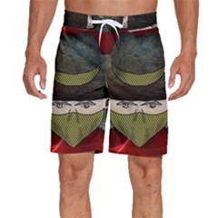 Illustration Drawing Vector Color Men s Beach Shorts