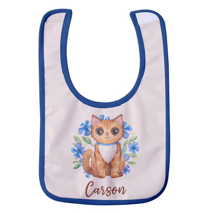 Cat Name Baby Bib Baby Bib