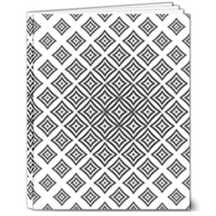 Background Pattern Halftone 8  X 10  Hardcover Notebook