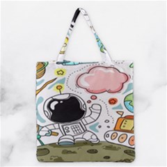 Sketch Cute Child Funny Grocery Tote Bag