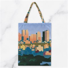 City Buildings Urban Dawn Classic Tote Bag