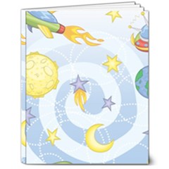 Science Fiction Outer Space 8  X 10  Hardcover Notebook