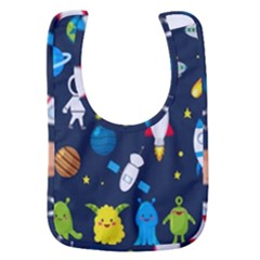 Big Set Cute Astronauts Space Planets Stars Aliens Rockets Ufo Constellations Satellite Moon Rover V Baby Bib