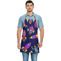 Space Patterns Kitchen Apron
