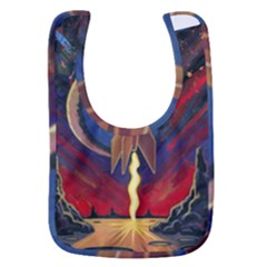 Rocket Painting Baby Bib