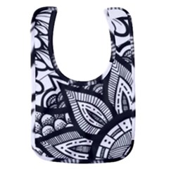 Flower Mandala Pattern Doodle Baby Bib