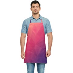 Color Triangle Geometric Textured Kitchen Apron
