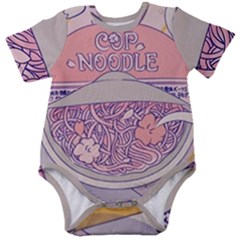 Ramen Kawaii Aesthetic Pink Baby Short Sleeve Bodysuit