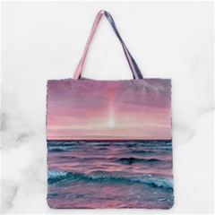 Sunset Ocean Beach Catcher Dream Evening Night Sunset Grocery Tote Bag