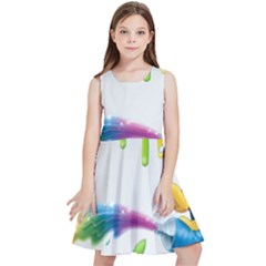 Mickey Mouse, Apple Iphone, Disney, Logo Kids  Skater Dress