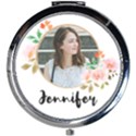 Personalized Photo Name Mini Round Mirror Mini Round Mirror View1