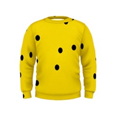 Punch Hole, Black Hole Kids  Sweatshirt