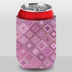 Pink Retro Texture With Rhombus, Retro Backgrounds Can Holder