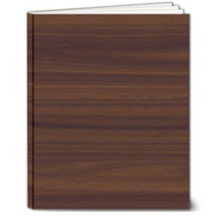 Dark Brown Wood Texture, Cherry Wood Texture, Wooden 8  X 10  Hardcover Notebook