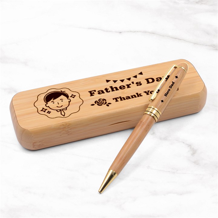 Personalized Fathers day Alderwood Pen Set